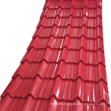 Long-life Sheet coated colorful roof steel tiles Roofing  corrugated steel made in China on sale